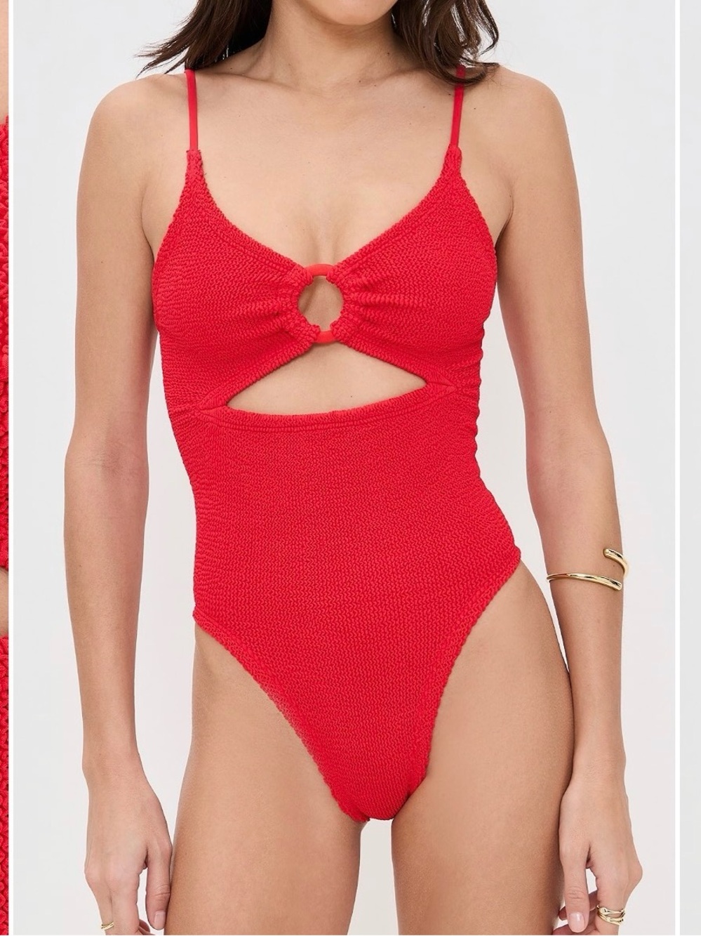 Red Hunza g one piece crystal